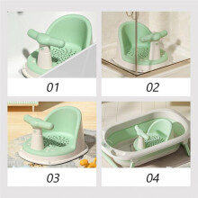 Portable Bath Non Slip Tub Chair for Versatile Design for Easy Storage Bath Support for Newborns