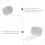 2Rouleaux Guirlande Perles Acryliques Blanches DIY Décor Porte 5