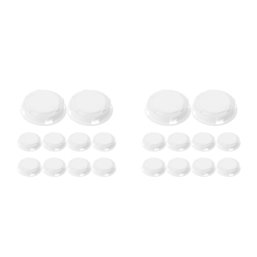 48Pièces Bouchons Fermeture ABS Usage Polyvalent 1
