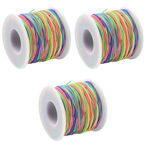 3Rouleaux Fil Elastique Polyester Pour DIY 1