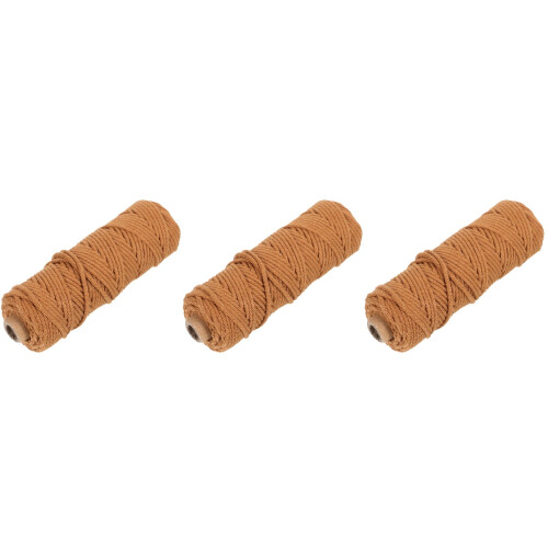 3Rouleaux Corde Coton Douce Beige Usage Animal DIY 2