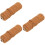 3Rouleaux Corde Coton Douce Beige Usage Animal DIY 6