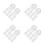 48Pièces Protecteurs Port Charge Type-C Transparent PVC Compact Mobile 3