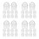 48Pièces Protecteurs Port Charge Type-C Transparent PVC Compact Mobile 7