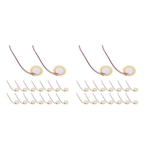 70Pièces Capteurs Piezo Cuivre Multi Usage Pour Guitare Et Batterie 1