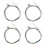 4X V70 Viola Strings Nickel Chrome Wound ADGC Full Set Wire  End 1