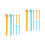 16Pcs Safe Plastic Bird Stand Perches with Easy Installation 3
