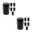 12Pcs Alto Saxophone End Cap Rubber Plug Durable Dustproof Black 4