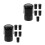 12Pcs Alto Saxophone End Cap Rubber Plug Durable Dustproof Black 5