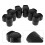 12Pcs Alto Saxophone End Cap Rubber Plug Durable Dustproof Black 8