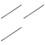 3pcs 60cm Stainless Metal Measuring Straight Ruler 1