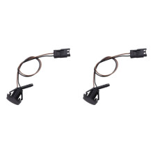 2X 735316329 46765851 Windshield Washer Nozzle Jet with Heating for FAIT STILO 2001-2007 147 Windscreen Jet