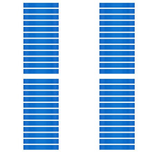 48 Bandas para Sillas para Niños con Pies Inquietos para Sillas, Herramientas para TDAH, Asientos Flexibles para Aula Primaria (Azul)