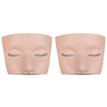 2X 3 Layers Lashes Mannequin for Practice Lash Makeup Tool Extensions Eyelashes Grafting Training Tool