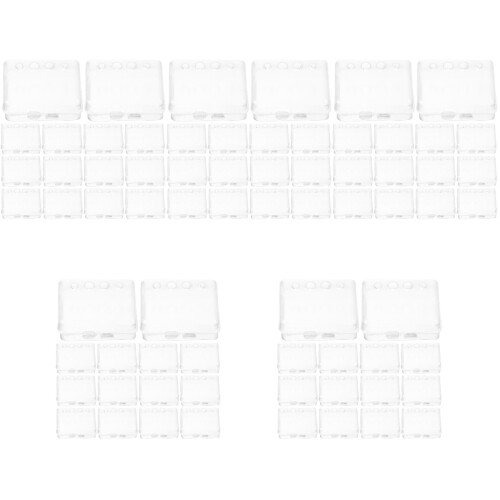 100Stk Leichte Transparente Zahnbürstenabdeckungen Aus Strohbasis 1