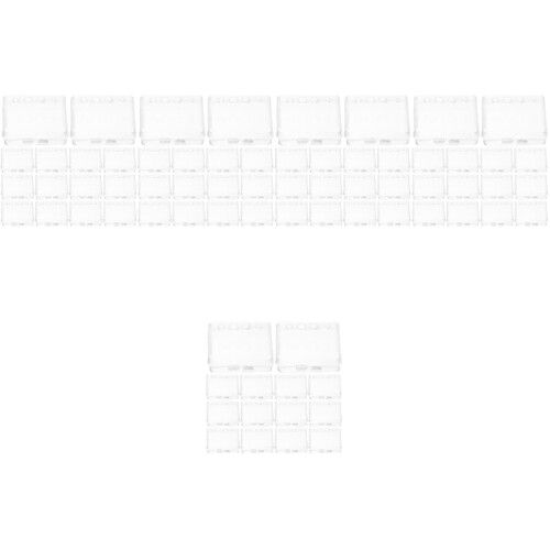 100Stk Leichte Transparente Zahnbürstenabdeckungen Aus Strohbasis 2