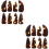 2 Sets Nail Samples Sticks Round Zither Card Finger Pick Protectors 5
