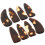 2 Sets Nail Samples Sticks Round Zither Card Finger Pick Protectors 9