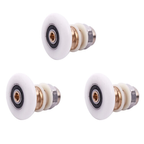 3X Shower Sliding Door Roller Runner Wheel 27mm Wheel Diameter