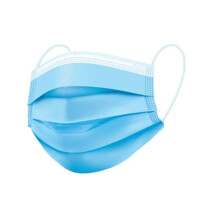Disposable Face Masks 100 Pack, 3 Ply Breathable Filter Mask with Adjustable Nose Clip & Soft Elastic Ear Loops