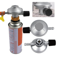 Regulador de Gás de Baixa Pressão, Regulador de Pressão Ajustável para Propano, Kit Regulador com Conexão para Cilindro de Propano para Descarte