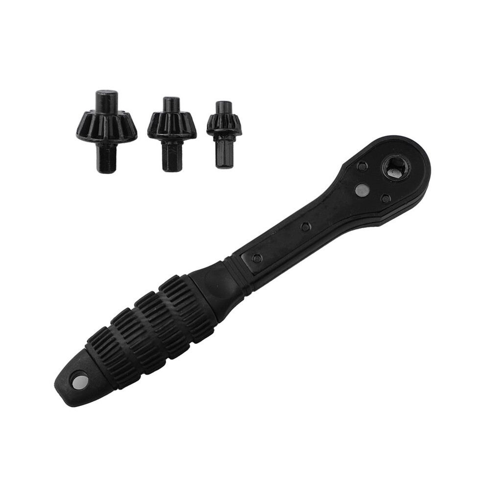 1Pc Chuck Key Wrench 3X Ratchet Drill Interchangeable Drill Chuck Key Wrench Forward Reverse Rotation Drill Chuck 6033405167287