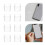 40Pcs Durable Clear Plastic Type-C Dust Plugs Charging Port Protector 4