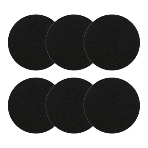 6 Filtros de Carvão para Balde de Compostagem, Filtros de Compostagem para Recipiente de Bancada, 6,7 Polegadas, Filtro de Compostagem
