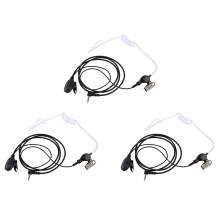 3X Fbi Acoustic Tube Earpiece Headset Mic for  Vertex Vx-3R Vx-5R Vx-8Gr Vx2R