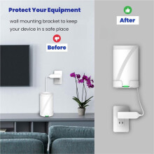 3-Częściowy Uchwyt Ścienny do Systemu Wi-Fi 7 Mesh dla Deco BE63/BE65/BE67/BE68/BE10000/BE11000/BE14000, Oszczędzający Miejsce