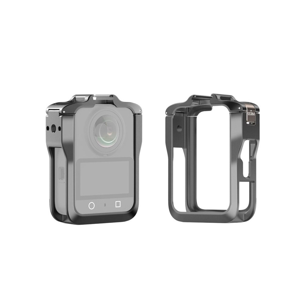 Protective Frame For Osmo 360 Metal Cage Aluminum Action Camera Mounting Shell With Cold Shoe & 1/4" Threads 6031910615729