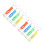 20Pcs Assorted Color Mini Plastic Torch Keychain Flashlight for Hiking 3