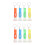 20Pcs Assorted Color Mini Plastic Torch Keychain Flashlight for Hiking 4