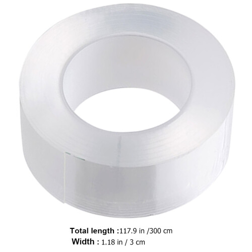 1 Rouleau Ruban Étanchéité Transparent Adhésif De Bain Flexible 1