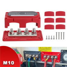 Universal Boat Maximum 48V 300A Heavy Duty Power Distribution Block Module, Marine Bus Bar Fuse Block for Truck, RV, Car