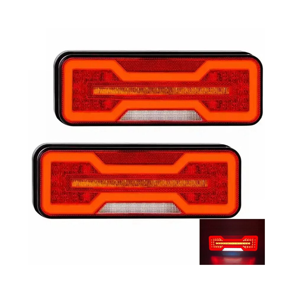 1 Pair Tail Led Rear Tail Combination 12V 24V For Trucks & Trailers Multi-Function Light 6032879194935