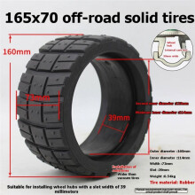 6.5 Inch Tire 165x70 Tyre Solid Tire Electric Scooter Wheel Electric Scooter Parts