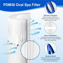 PDM30 Oval Spa Filter Fit for Dream Maker Hot Tubs 461269 Filbur FC9940 Crossover 730L 730S EZ, EZL