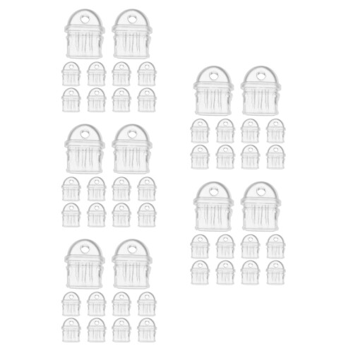 60Pcs Transparent Type-C Mobile Phone Charging Port Dust Plug Covers 1
