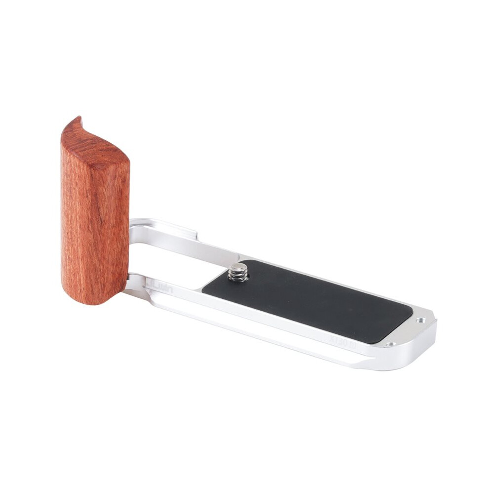 Jlwin Wooden L-Shape Side Handle Grip For X-T30 Iii Camera Quick Release Arca Swiss Tripod Mount Plate Silver 6033335477708