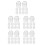 60Pcs Transparent Type-C Mobile Phone Charging Port Dust Plug Covers 4
