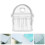 60Pcs Transparent Type-C Mobile Phone Charging Port Dust Plug Covers 8