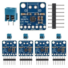 5PCS MAX98357A I2S 3W Class D Amplifier Breakout Interface I2S DAC Decoder for Audio Raspberry Pi Esp32 Projects