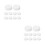 48Pcs ABS Money Box Stopper White Smooth Finish Durable Plug 5