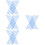 40Stk Blaue Binding Bars Aus Für A4 Papierordner Sicher 6