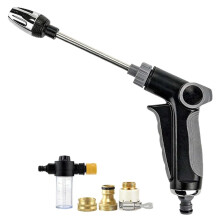 Getto di Pulizia Ad Alta Pressione con Getto D'Acqua Potente e Tubo Ad Alta Pressione, Ugello per Irrigazione da Giardino Multifunzione