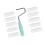 652F Reusable Sponge Roller Set with Finger Support 10 Brushes Foam Paint Roller Cleaning Equipment 4 Inches 1
