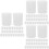 90Pcs White Plastic Decorative Lollipop Holder for Tabletop Use 5