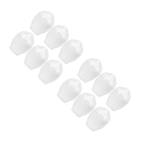12Pcs White Mini Egg Steamer Microwave Cooking Cups for Breakfast 2