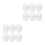 12Pcs White Mini Egg Steamer Microwave Cooking Cups for Breakfast 6